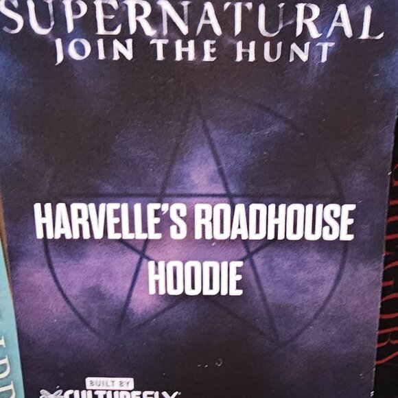 Supernatural Harvelle's Roadhouse Zip Up Hoodie Size LARGE - Picture 3 of 4